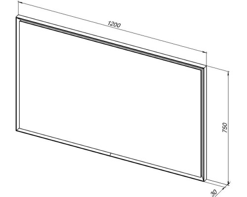 Зеркало Allen Brau Activity 120 1.340030.WM с подсветкой с сенсорным выключателем с подогревом цвет Белый матовый