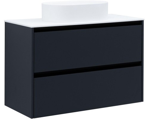 Тумба под раковину Allen Brau Activity 100 1.34006.AM подвесная цвет Антрацит матовый+Черный браш