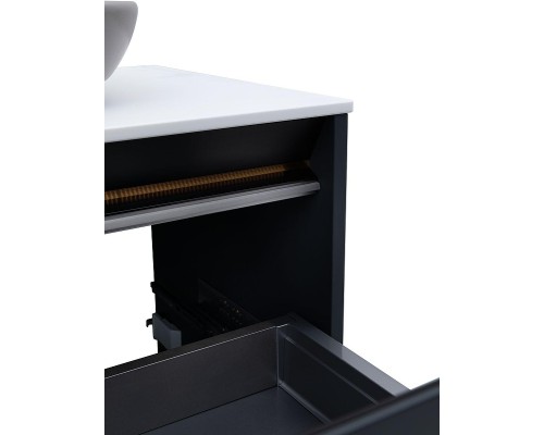 Тумба под раковину Allen Brau Activity 100 1.34006.AM подвесная цвет Антрацит матовый+Черный браш