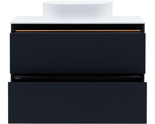 Тумба под раковину Allen Brau Activity 100 1.34006.AM подвесная цвет Антрацит матовый+Черный браш