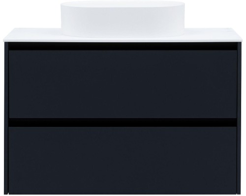 Тумба под раковину Allen Brau Activity 100 1.34006.AM подвесная цвет Антрацит матовый+Черный браш