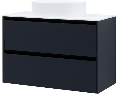 Тумба под раковину Allen Brau Activity 100 1.34006.AM подвесная цвет Антрацит матовый+Черный браш