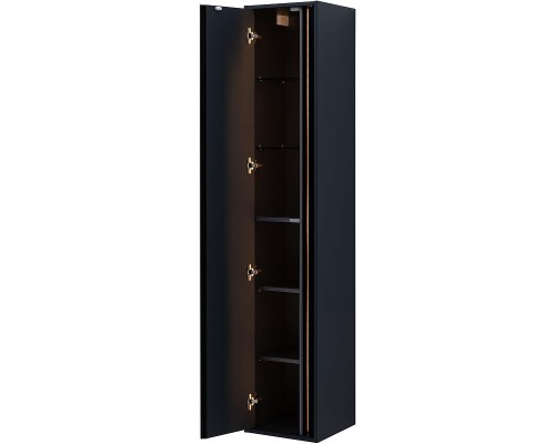 Шкаф пенал Allen Brau Activity 35 1.34002.AM подвесной цвет Антрацит матовый+Черный браш