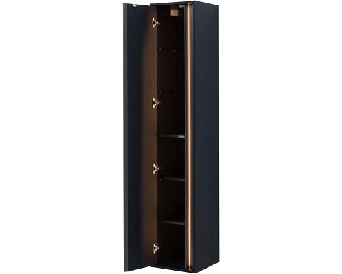 Шкаф пенал Allen Brau Activity 35 1.34009.AM подвесной цвет Антрацит матовый+Олива браш