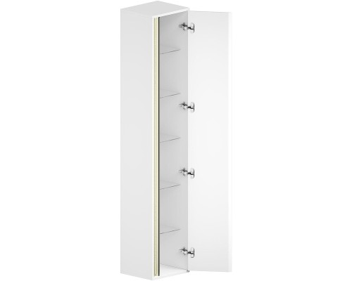 Шкаф пенал Allen Brau Activity 35 1.34009.WM подвесной цвет Белый матовый+Олива браш