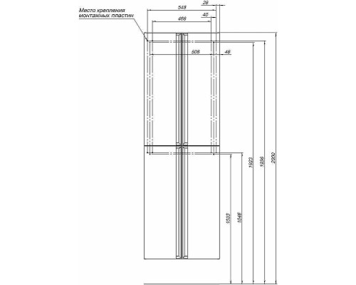 Шкаф пенал Allen Brau Eclipse 60 1.E1006.CGM подвесной Олива матовый