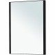 Зеркало Allen Brau Infinity 60 1.21018.BL с подсветкой Черное с сенсорным выключателем