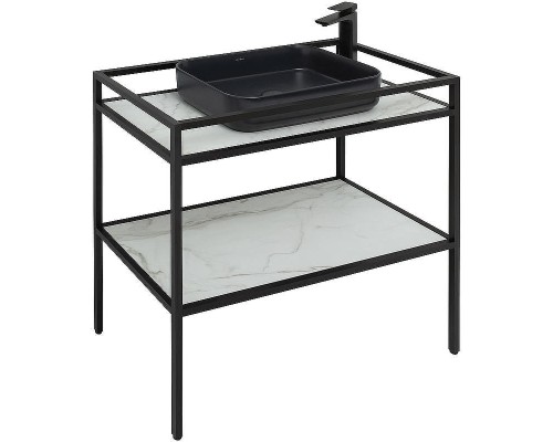 Консоль под раковину Allen Brau Liberty 90 1.33004.BB Черный браш