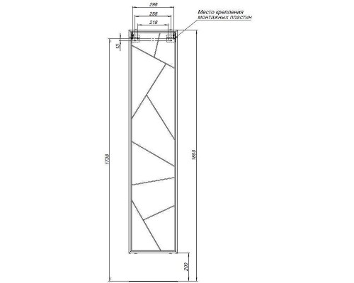 Шкаф пенал Allen Brau Paris 35 1.360005.BGM подвесной Синий матовый