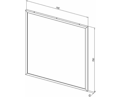 Зеркало Allen Brau Priority 70 1.31014.BB с подсветкой Черный браш