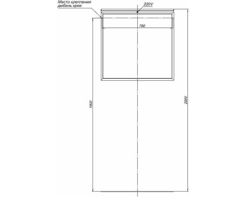 Зеркало Allen Brau Priority 80 1.31015.02 с подсветкой Серебро браш