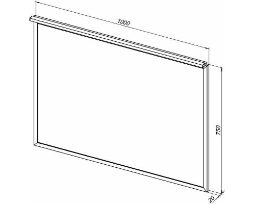 Зеркало Allen Brau Priority 100 1.31017.03 с подсветкой Латунь браш