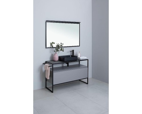 Зеркало Allen Brau Priority 120 1.31018.BB с подсветкой Черный браш