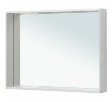 Зеркало Allen Brau Reality 100 1.32020.02 с подсветкой Серебро браш с сенсорным выключателем