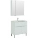 Комплект мебели для ванной Aquanet Алвита New 80 274213 Белый матовый