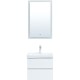 Комплект мебели для ванной Aquanet Беркли 50 306356 подвесной Белый глянец