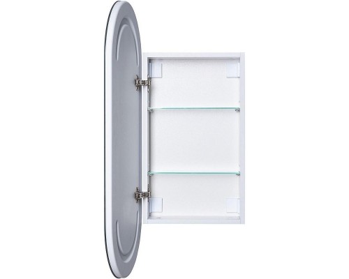 Зеркальный шкаф Aquanet Монте 40 344786 с подсветкой Белый