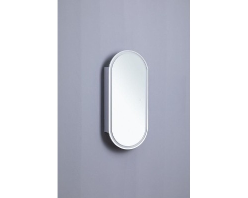 Зеркальный шкаф Aquanet Монте 40 344786 с подсветкой Белый