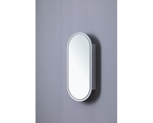 Зеркальный шкаф Aquanet Монте 40 344786 с подсветкой Белый