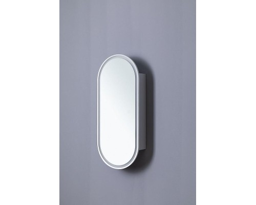 Зеркальный шкаф Aquanet Монте 40 344786 с подсветкой Белый