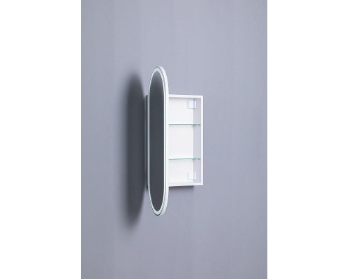 Зеркальный шкаф Aquanet Монте 40 344786 с подсветкой Белый