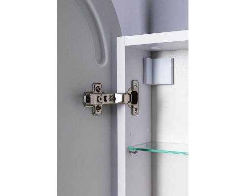 Зеркальный шкаф Aquanet Монте 40 344786 с подсветкой Белый