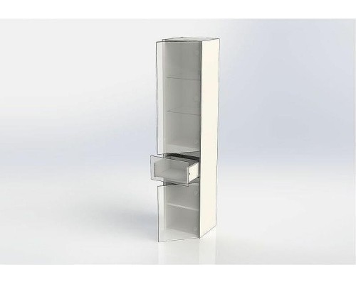 Шкаф пенал Aquanet Йорк 35 R 202095 подвесной Белый