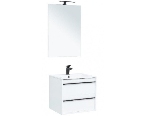Комплект мебели для ванной Aquanet Lino 60 271951 подвесной Белый матовый