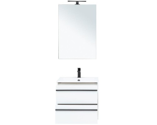 Комплект мебели для ванной Aquanet Lino 60 271951 подвесной Белый матовый