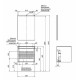 Комплект мебели для ванной Aquanet Lino 60 271951 подвесной Белый матовый