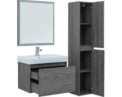 Комплект мебели для ванной Aquanet Nova Lite 75 242295 подвесной Дуб рошелье