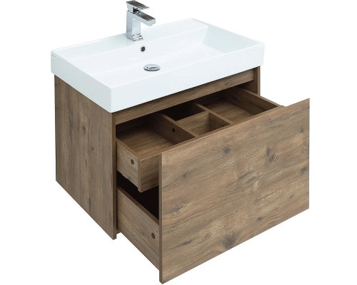 Комплект мебели для ванной Aquanet Nova Lite 75 254217 подвесной Дуб рустикальный