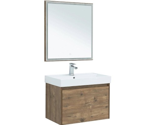 Комплект мебели для ванной Aquanet Nova Lite 75 254217 подвесной Дуб рустикальный