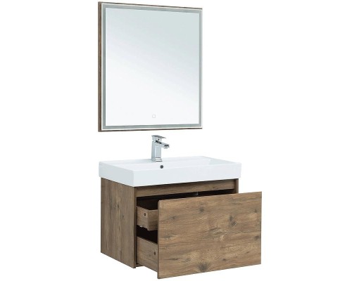 Комплект мебели для ванной Aquanet Nova Lite 75 254217 подвесной Дуб рустикальный