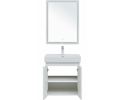 Комплект мебели для ванной Aquanet Nova Lite 60 302532 подвесной Белый глянец