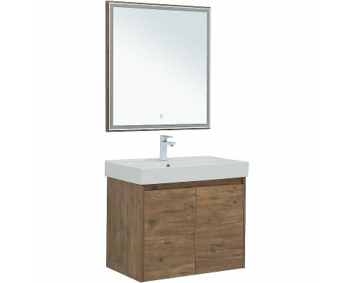 Комплект мебели для ванной Aquanet Nova Lite 75 302537 подвесной Дуб рустикальный