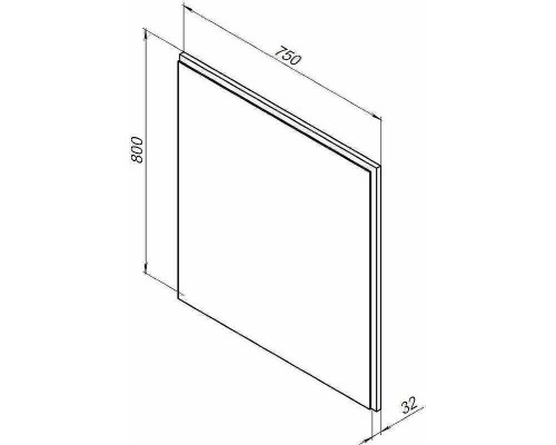 Комплект мебели для ванной Aquanet Nova Lite 75 302535 подвесной Белый глянец