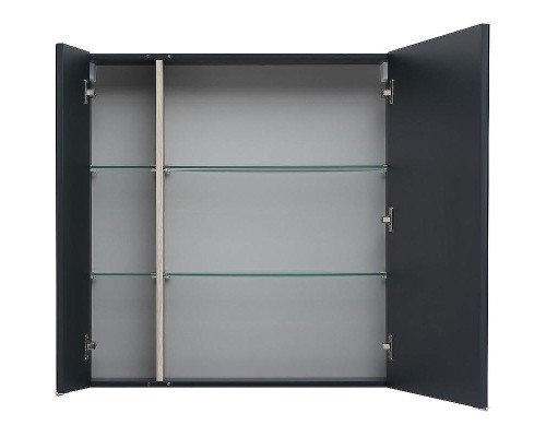 Зеркальный шкаф Aquanet Алвита New 80 277535 Антрацит