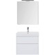 Комплект мебели для ванной Aquanet Бруклин 70 207804 подвесной Белый глянец