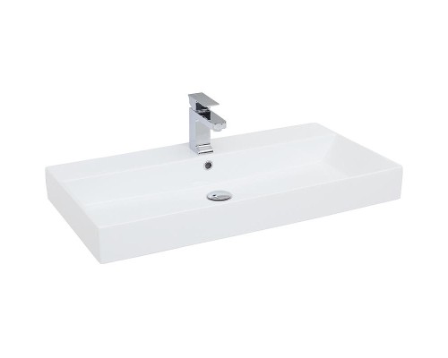 Комплект мебели для ванной Aquanet Бруклин 100 207800 подвесной Белый глянец