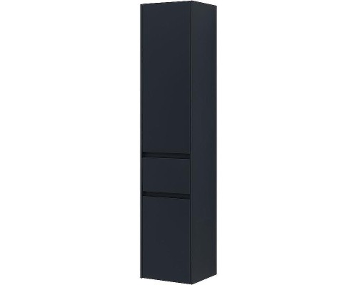 Шкаф пенал Aquanet Бруклин 35 310138 подвесной Антрацит матовый