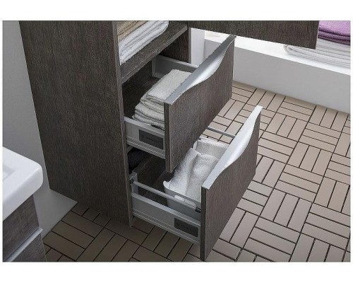 Шкаф пенал Aquanet Эвора 40 R 182999 подвесной Дуб антик