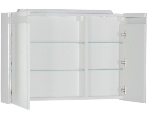 Зеркальный шкаф Aquanet Лайн 90 R 164934 с подсветкой Белый