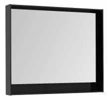 Зеркало Aquanet Милан 100 306375 с подсветкой Черный глянец с сенсорным выключателем