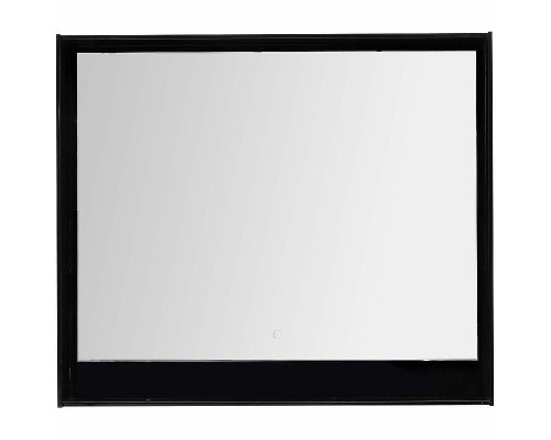 Зеркало Aquanet Милан 100 306375 с подсветкой Черный глянец с сенсорным выключателем
