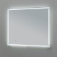 Зеркало Aquanet Оптима 90 288966 с подсветкой Белое матовое с сенсорным выключателем