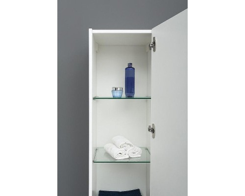 Шкаф пенал Aquanet Палермо 35 L 237410 подвесной Белый глянец