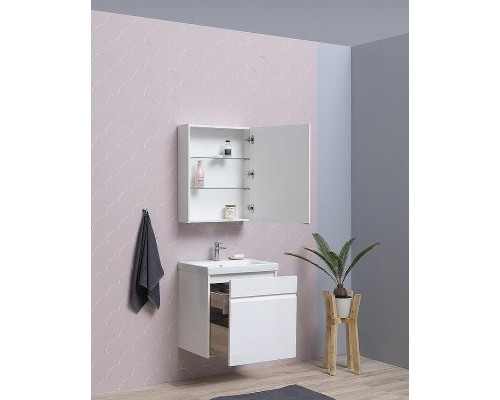 Зеркальный шкаф Aquanet Палермо 60 203939 Белый