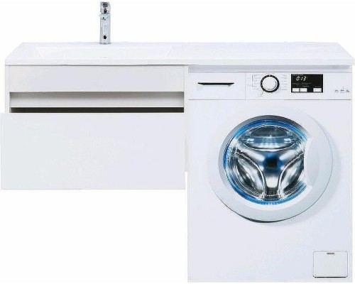 Тумба с раковиной Aquanet Токио 130 L 239217 подвесная Белая