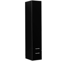 Шкаф пенал Aquanet Верона 30 R 175391 подвесной Черный